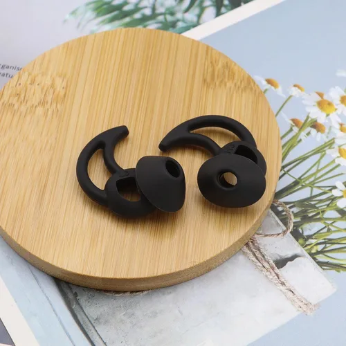 Vista 7 de Create idea 3 pares de fundas de silicona para los oídos, cintas elásticas para las orejas con alas compatibles con Bo-se QuietComfort y auriculares