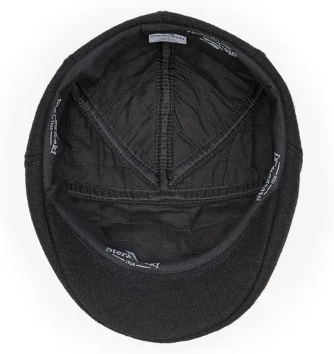 Vista 4 de Sterkowski Ivy Five Gorra plana 100% lana para hombres y mujeres Clásico elegante cálido 5 paneles Ivy