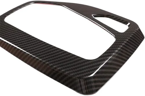 Vista 8 de YIWANG - Pegatinas de fibra de carbono para marco de cambio de marchas de coche para BMW X1 E84 2011-2015