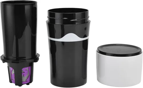 Vista 8 de Cafetera de goteo portátil para viajes, cafetera de goteo K Cup, máquina de café por goteo, cafetera portátil para viajes y campamento