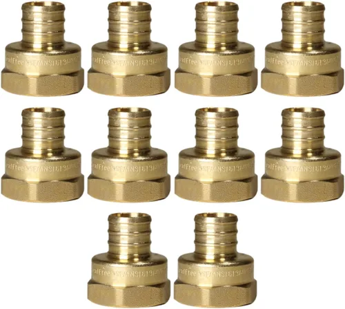 Vista 26 de XFITTING 1 pulgada Pex x 1 pulgada Adaptador Femenino NPT, 23-4-3=2X, 2 Piezas