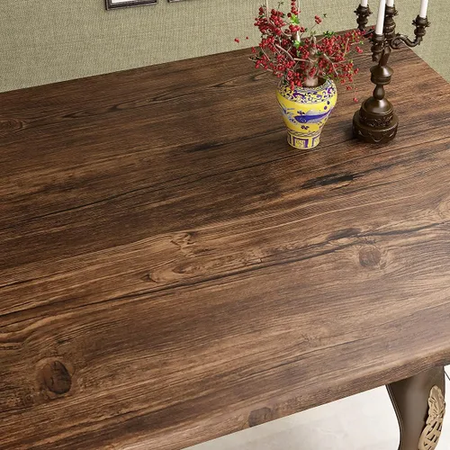Vista 9 de FunStick Papel adhesivo de madera marrón grueso, para despegar y pegar, autoadhesivo, papel tapiz de madera rústica, extraíble, aspecto de madera