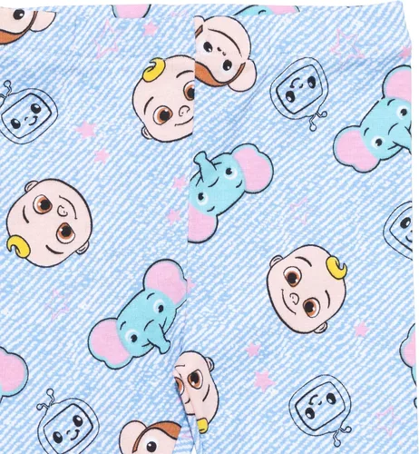 Vista 6 de CoComelon Conjunto de camiseta y leggings de manga larga con estampado anudado