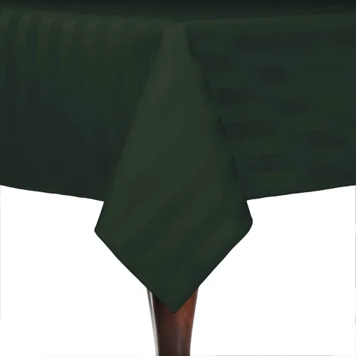Vista 59 de Ultimate Textile -2 Pack- Satin-Stripe 72 x 108-Inch Rectangular Tablecloth, Acid Green
