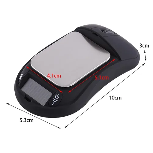 Vista 4 de Mini báscula digital, báscula de bolsillo de precisión, báscula digital de gramos, báscula pequeña para alimentos/joyas, báscula de granos, fácil