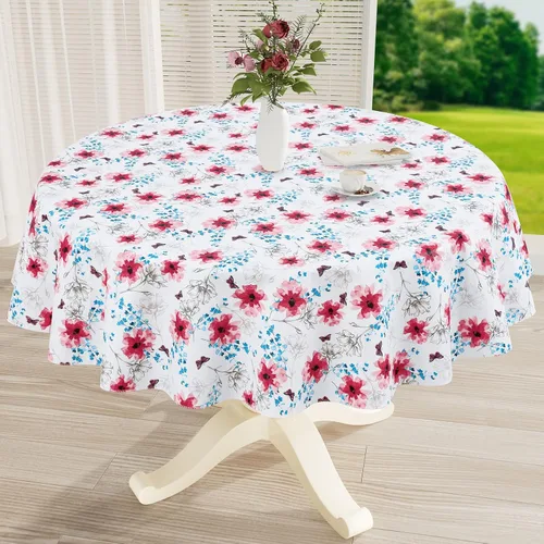 Vista 13 de misaya Mantel rectangular de vinilo impermeable, mantel lavable con reverso de franela, mantel de plástico para cena, picnic, interior y exterior