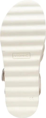 Vista 4 de Vionic Pheonix Reyna Slide Sandalias con correa ajustable para mujer, sandalias de plataforma de moda con soporte de arco ortopédico oculto, tallas