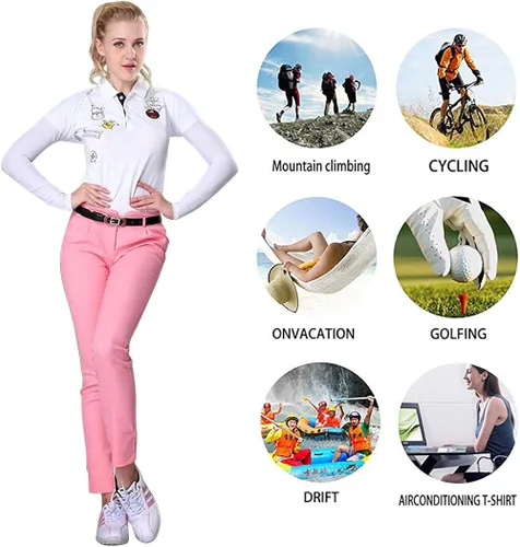 Vista 5 de Chal de enfriamiento de golf protección solar transpirable y cómoda para mujeres golf y deportes al aire libre