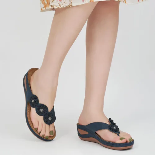 Vista 5 de FUDYNMALC Sandalias para mujer Zapatos de cuña sandalias de plataforma de verano para mujer, cómodas, informales, elegantes