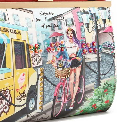 Vista 9 de Nicole Lee Cozy Street in Milan Bolso cruzado