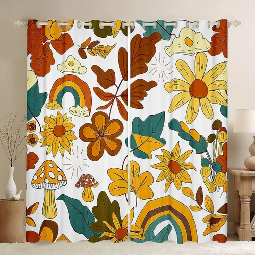 Vista 18 de Cortinas opacas de camuflaje con bandera estadounidense, regalo para niños, cortina de ventana de camuflaje verde con rayas negras, estrellas