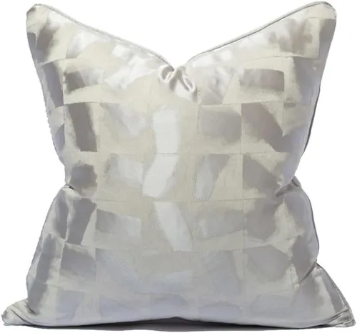 Vista 9 de vctops Fundas de almohada decorativas doradas de jacquard cuadradas, fundas de almohada para cama, sofá, silla, automóvil, decoración del hogar