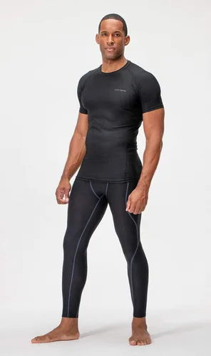 Vista 6 de Devops - Camisetas de compresión para hombre (2 3 unidades), manga corta, camiseta base para entrenamiento
