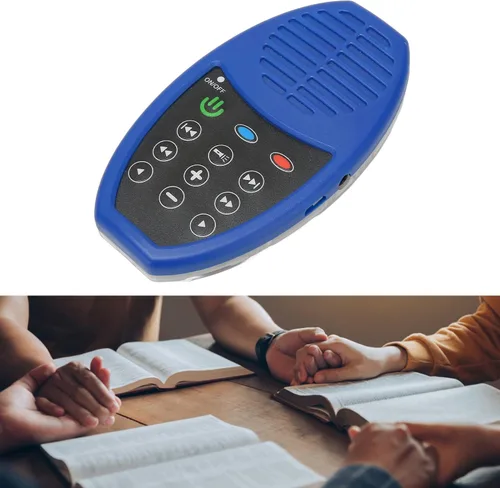 Vista 8 de Reproductor de audio de la Biblia, lector electrónico de energía solar de 4 GB y 350 mAh, reproductor de audio portátil para personas mayores, niños