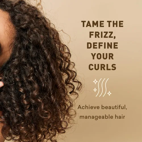Vista 3 de Just Nutritive Gel de hierbas para cabello rizado Gel para peinar y acondicionar el cabello encrespado 16 onzas