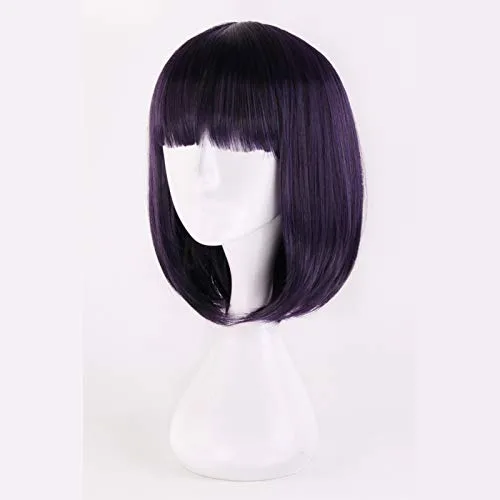 Vista 3 de Peluca de cosplay de anime Sailor Saturn peluca Cosplay disfraz Tomoe Hotaru mujeres pelo sintético corto fiesta de Halloween juego de rol pelucas