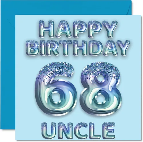 Vista 23 de Stuff4 Tarjeta de primer cumpleaños para niños, globo de fiesta con purpurina azul, tarjetas de feliz cumpleaños para niño de 1 año, nieto, hijo, 57