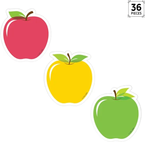 Vista 2 de CTP Apple Time Apples 3" Designer Cut-Outs (#11059 Creative Teaching Press)