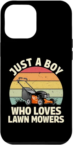 Vista 26 de just a boy who Loves Lawn mowers Funny Gardening Lover Art Case for iPhone 17
