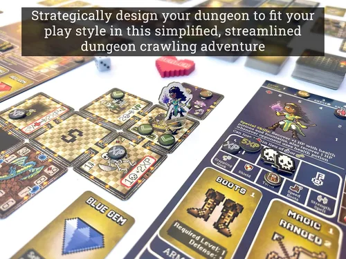 Vista 4 de Juego de mesa Dungeons and Feelings Juego de mesa híbrido social y estratégico Rompehielos Cuenta historias Juego de preguntas RPG