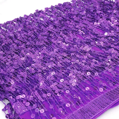 Vista 4 de WULIQIUQIU Bufanda de cadera para danza del vientre, falda de baile con flecos y lentejuelas, disfraz de festival de música rave para niñas
