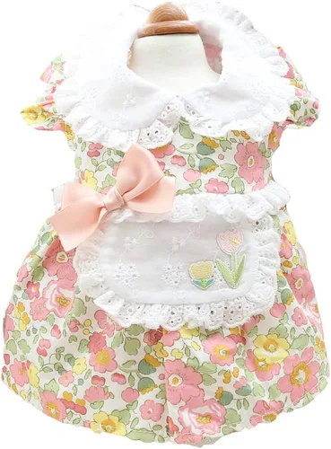 Vista 46 de Moda Vestido de Princesa de Encaje para Perro Cachorro Dulce para Perro EXTRAL Pequeño y Pequeño A-Negro XX-Pequeño