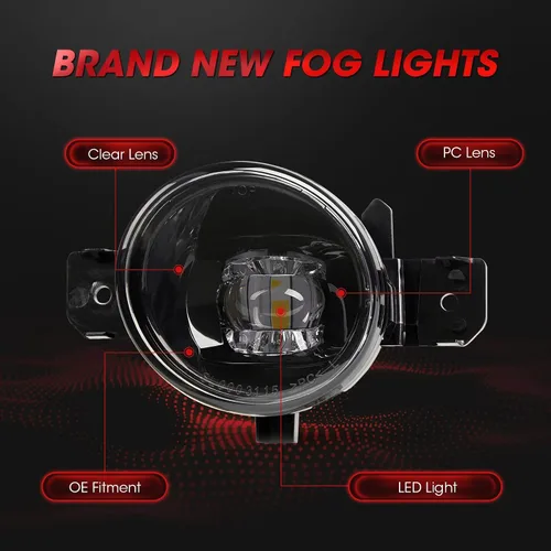 Vista 3 de Nueva Versión Luz Antiniebla LED de Reemplazo Para 2004-2018 Nissan Sentra /11-14 Nissan Maxima/Altima Sedan 07 en adelante/14-16 Rogue/08-10