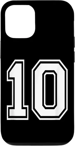 Vista 28 de Number 10 Varsity Style Bold Sports Birthday Case for iPhone 17