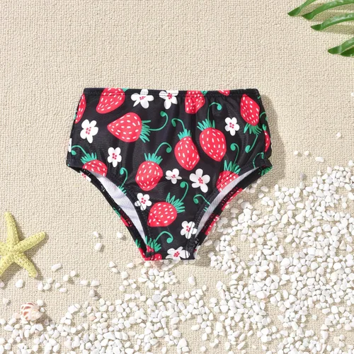 Vista 5 de Traje de baño de dos piezas con borlas, traje de baño de verano para niñas pequeñas