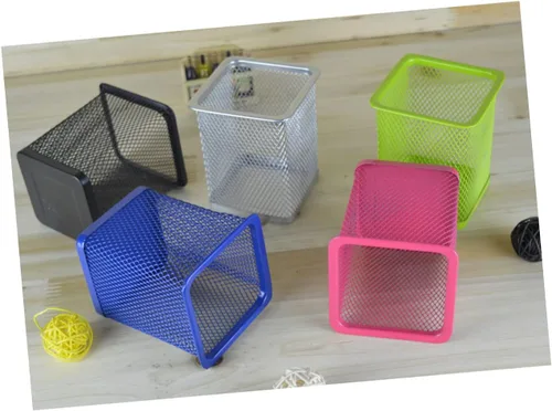 Vista 5 de STOBOK 6 piezas de soporte para pinceles de arte, portalápices, tazas, bolígrafos, recipiente, organizador de lápices, organizador de bolígrafos