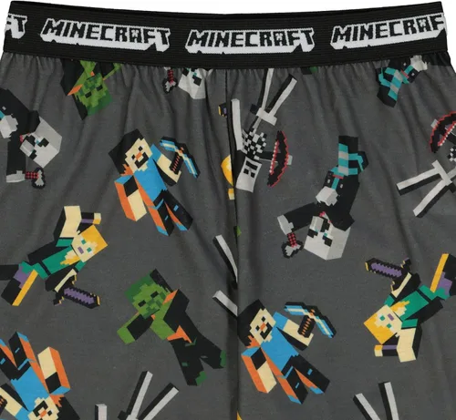 Vista 4 de Minecraft Boys' Pajama Bottoms