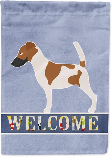 Vista 74 de Caroline's Treasures BB8334GF AIDI Bandera de jardín para perro de montaña del Atlas, bandera de buzón azul, bandera decorativa para patio exterior