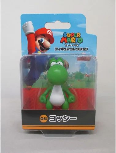 Vista 6 de Sanei Boeki Super Mario Figura Collection Yoshi 1.57 x 1.57 x 1.96 pulgadas FCM-004 Japan Import con bolígrafo táctil original Stylus