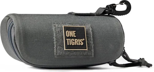 Vista 19 de OneTigris Estuche rígido para gafas de sol tácticas Molle con cremallera Estuche de transporte 1000D Nylon con clip