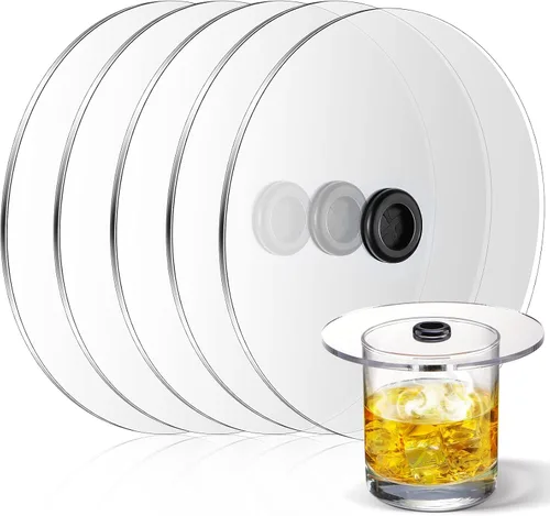 Vista 8 de 3 fundas para tazas de pistola de ahumar, tapas de infusor, fundas de bebidas de cóctel, accesorios para pistolas de fumar para copas de vino