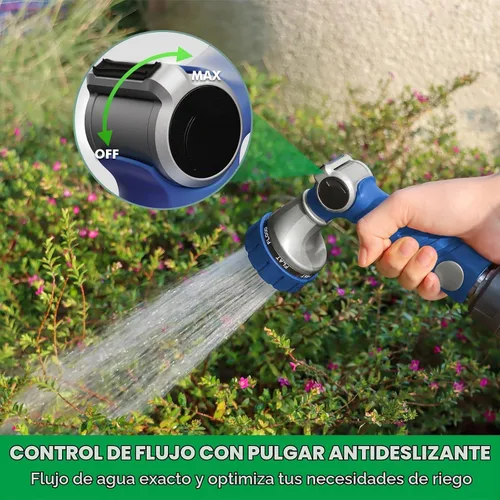 Vista 3 de RESTMO Boquilla de manguera resistente, rociador de manguera de agua