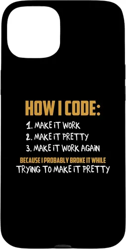 Vista 9 de iPhone 16 How To Code Funny Computer Programmer Coding Geek Novelty Case