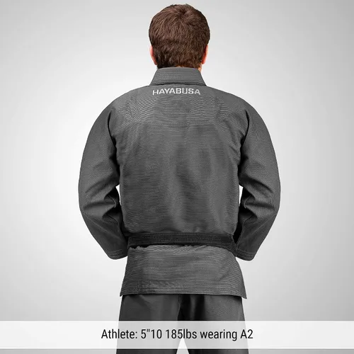 Vista 2 de Hayabusa Jiu Jitsu Gi de tejido perlado ultraligero