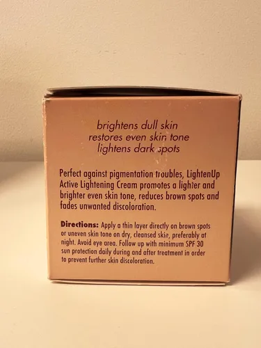 Vista 6 de lightenup Active crema blanqueadora para 3.38 onzas