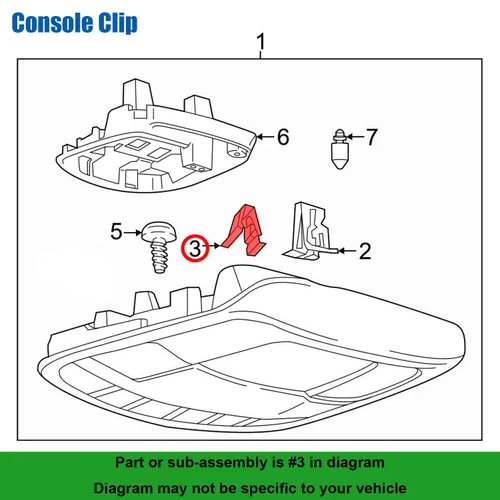 Vista 4 de 30 unids consola central Radio DVD Dash Panel interruptor bisel clip cuerpo Trim Retenedor para Ford W714972-S300, GM 94748652