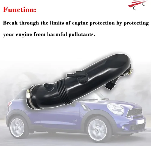 Vista 4 de OKAY MOTOR 13717627501 Tubo de admisión de manguera de entrada de conducto de aire para 2009-2016 MINI Cooper Countryman Paceman S Clubman Roadster