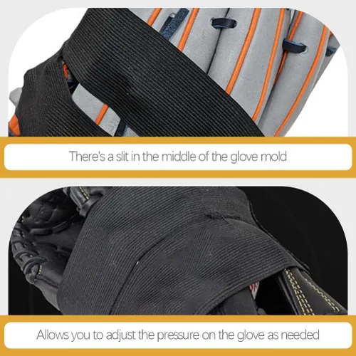 Vista 3 de Garneck 4 piezas de correa para guantes de béisbol, accesorios deportivos, guantes de sóftbol, guantes de béisbol, banda envolvente, guante