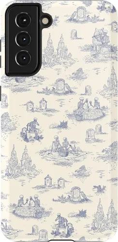 Vista 349 de Casely Funda para Galaxy S9 Postura de cadáver Yoga de esqueleto Diseño protector delgado esencial de doble capa