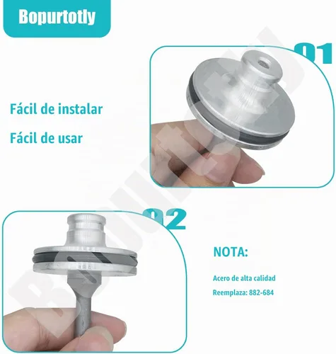 Vista 4 de Controlador de pistón del mercado de accesorios 882-684 compatible con clavadora de bobina Hitachi NV65AH - 885-650