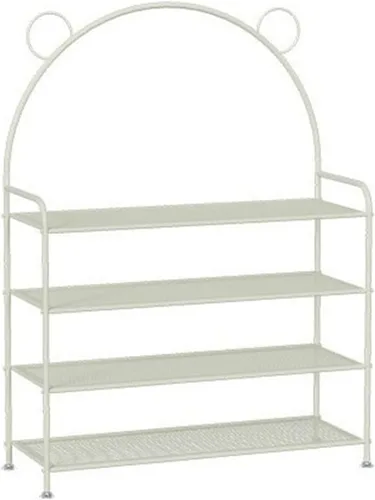 Vista 10 de Shelves Adjustable Shoe Organizer Multi-layer Shoe Rack, Sturdy Metal Mesh Shoe Rack, Free Standing Shoe Storage Shelves, Cute Bear Shape Shoes