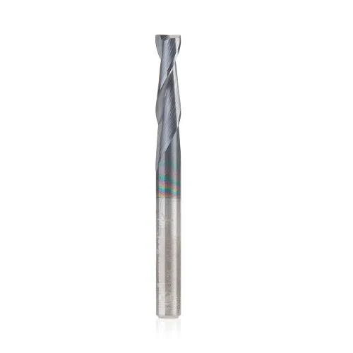 Vista 8 de Amana Tool - 51468 espiral de carburo sólido CNC para acero y acero inoxidable con revestimiento AlTiN