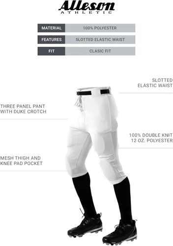 Vista 2 de Alleson Athletic Pantalón de fútbol de práctica para hombre