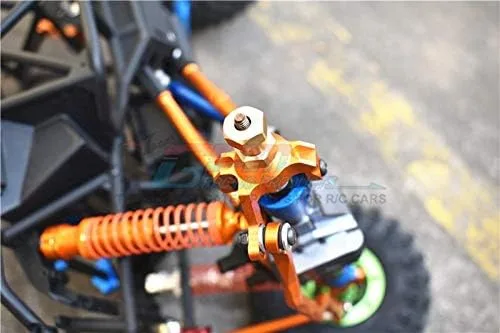 Vista 2 de Adaptadores hexagonales de rueda de latón de 0.669 in para Axial Wraith / RR10 Bomber / SMT10-4Pc Set