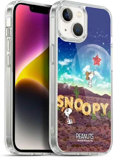 Vista 113 de Head Case Designs Funda de gel con licencia oficial de Peanuts Nebula Cactus Needles Snoopy Space Cowboy [protección de grado militar] compatible