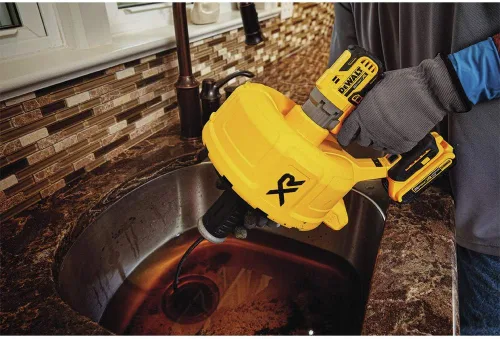 Vista 6 de DEWALT Kit de serpiente de drenaje MAX XR de 20 V, sin escobillas (DCD200D1)